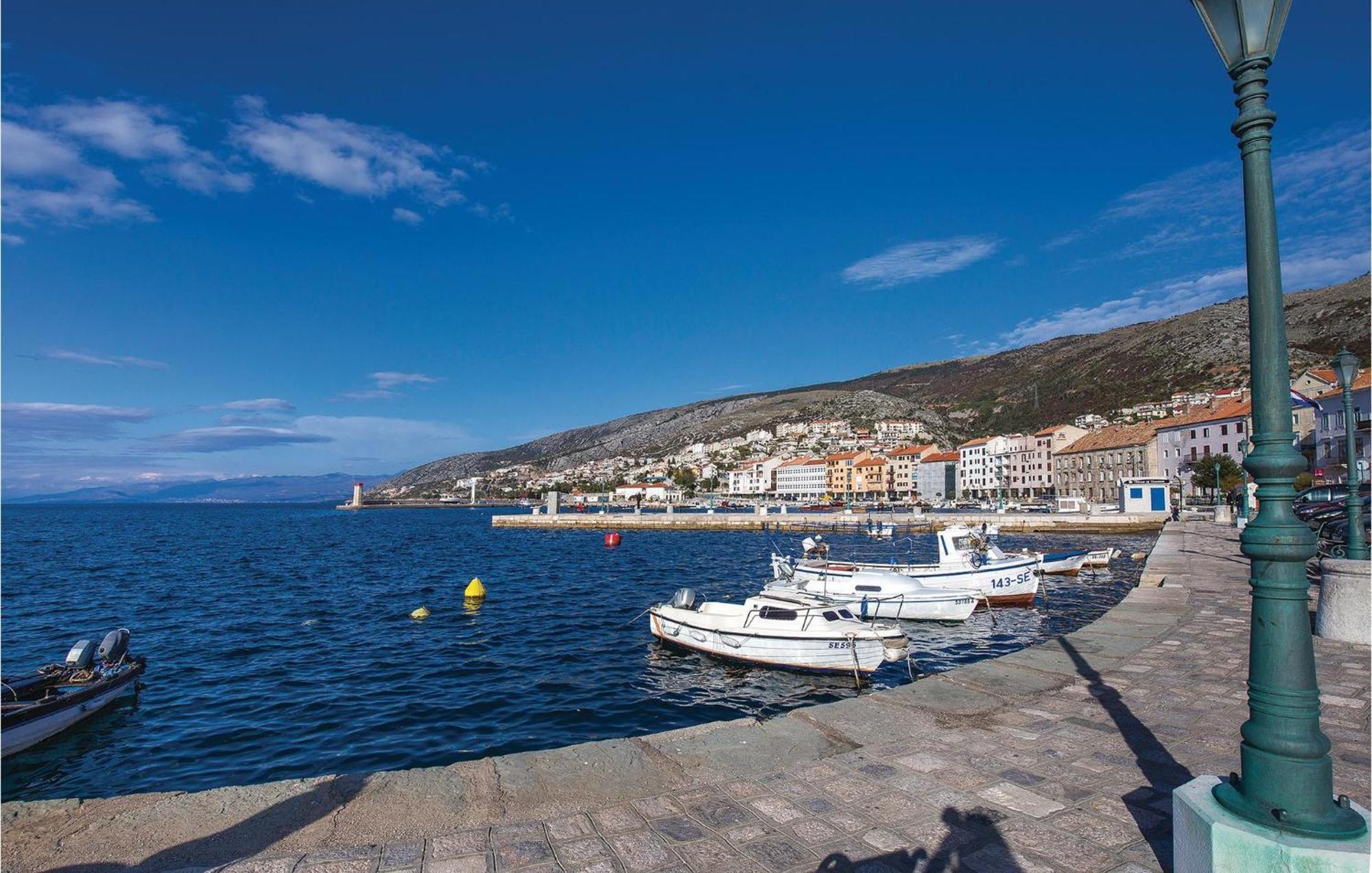 Stunning Apartment In Senj With House Sea View Kültér fotó