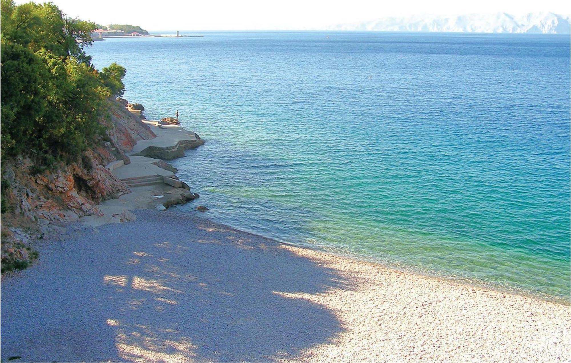 Stunning Apartment In Senj With House Sea View Kültér fotó